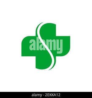 Pharmacy medical health care doctor plus clinic hospital cross logo and symbols vector illustrator design. Stock Vector