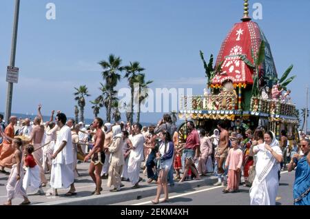 Hare Krishna Festival of Chariots at Venice Beach, CA Stock Photo