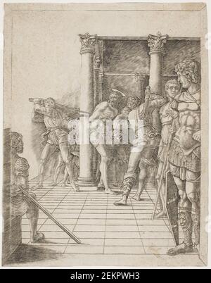 Andrea Mantegna (1432-1506), 'Christ whips', 2nd Half of 15th Century Stock Photo