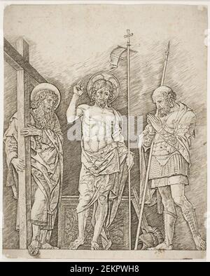 Andrea Mantegna (1432-1506), 'The Resurrected Christ', 2nd Half of 15th Century Stock Photo