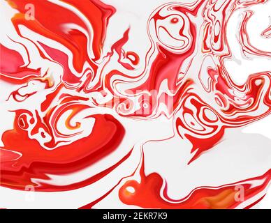 pink jam on white ice cream, vector texture, background Stock Vector