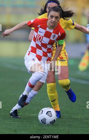 UEFA Women's EURO 2022 qualifier: Croatia vs. Roumania - Xinhua