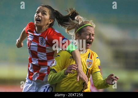 UEFA Women's EURO 2022 qualifier: Croatia vs. Roumania - Xinhua