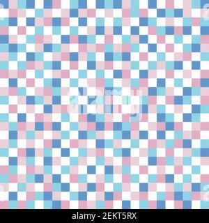 Vector illustration consisting of colorful squares tiles. Creative abstract pixel, tile, mosaic geometric background, banner. Pattern for your kitchen Stock Vector