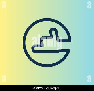 call center letter c logo. Letter c with hand phone sing logotype ...