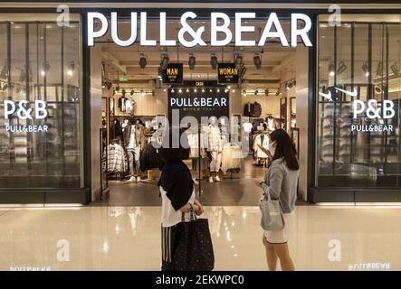 Pull Bear store seen in Barcelona Stock Photo