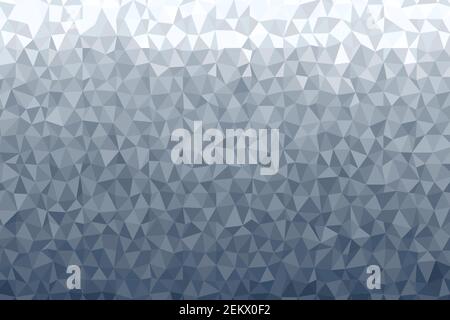 Polygonal gray mosaic background. Abstract low poly vector illustration. Triangular pattern in halftone style. Template geometric business design with Stock Vector