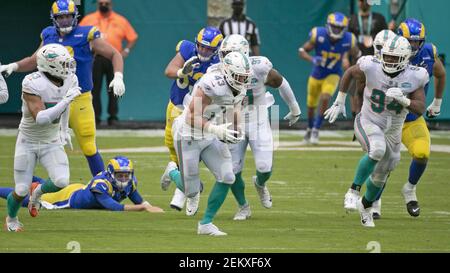 Miami Dolphins outside linebacker Andrew Van Ginkel (43) during the second  half of an NFL football game, Thursday, Sept. 24, 2020, in Jacksonville,  Fla. Dolphins won 31-13. (AP Photo/Gary McCullough Stock Photo - Alamy