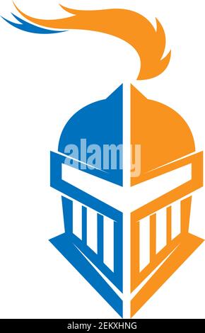 Gladiator head icon logo design concept vector illustration Stock Vector