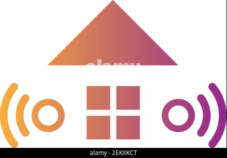 Smart Home logo icon design concept illustration Stock Vector