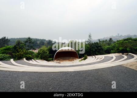 Rwandan genocide memorial in Kigali, Rwanda. Stock Photo