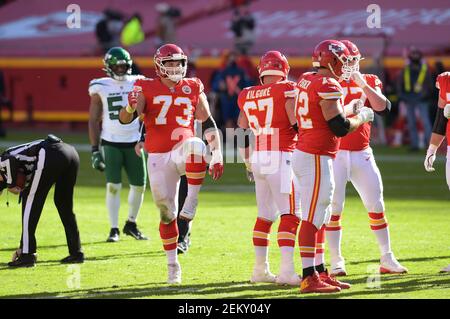 December 18, 2022: Kansas City Chiefs guard Nick Allegretti (73) during a  game between the Kansas City Chiefs and the Houston Texans in Houston, TX.  ..Trask Smith/CSM/Sipa USA(Credit Image: © Trask Smith/Cal