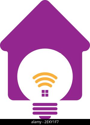 Smart Home logo icon design concept illustration Stock Vector