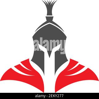 Gladiator head icon logo design concept vector illustration Stock Vector