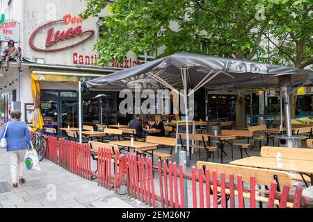 Mexikanisches Restaurant Ist Weitgehend Leer Am Samstag Den 30 Mai Haben Viele Menschen Das Wochnende In