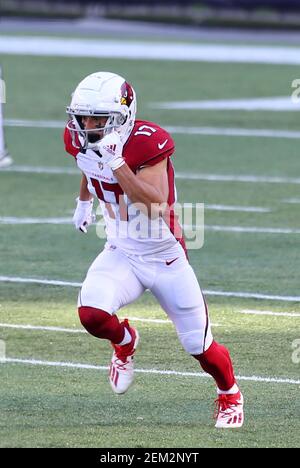 Arizona Cardinals wide receiver Andy Isabella (17) and wide receiver  Lorenzo Burns (33) run drills during an NFL football minicamp, Tuesday,  June 8, 2021, in Tempe, Ariz. (AP Photo/Matt York Stock Photo - Alamy