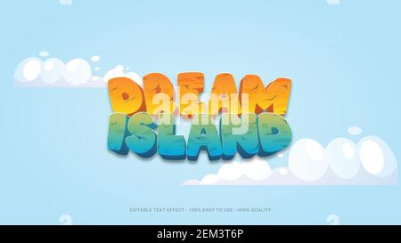 stone text effect concept Stock Vector