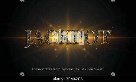 elegance editable text effect Stock Vector