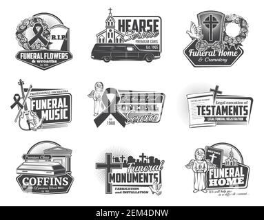 funeral home logo design