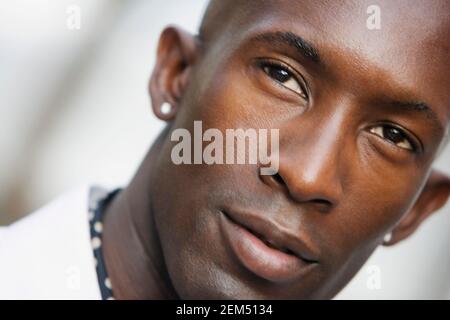 Close-up of a young man Stock Photo