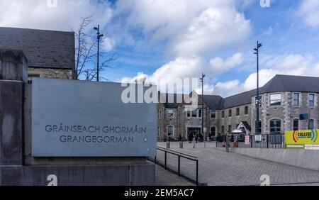 The Technological University Dublin, The entrance to the campus of the Technological University Dublin in Grangegorman, Dublin, Ireland. Stock Photo