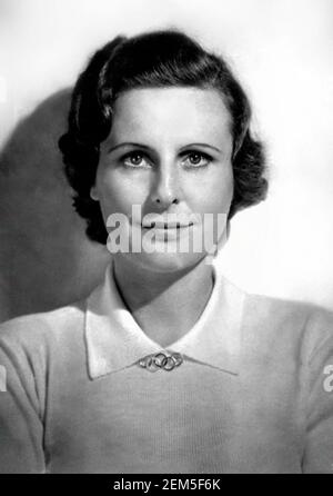 Leni Riefenstahl (1902-2003), c.1936-38. Riefenstahl is known for  producing nazi propaganda. Stock Photo