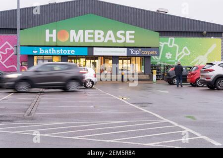 Entrance to Homebase retailer store Stock Photo - Alamy