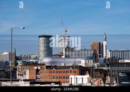 A view of Birmingham City Centre, West Midlands, UK showing the commercial area. Stock Photo