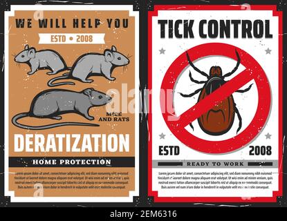 https://l450v.alamy.com/450v/2em6316/pest-control-vector-design-with-rat-or-mouse-and-tick-with-red-warning-sign-deratization-and-mite-control-retro-posters-of-rodent-extermination-disi-2em6316.jpg