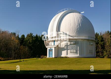 An old Observatory north of Toronto. Dunlap Observatory. Stock Photo