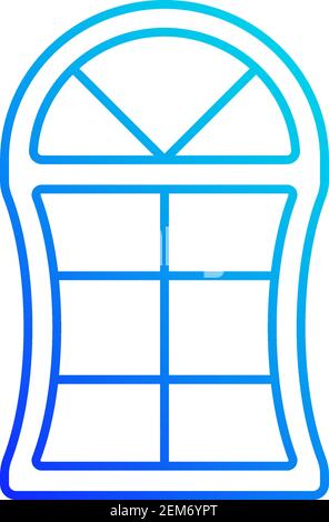 Custom windows linear vector icon Stock Vector