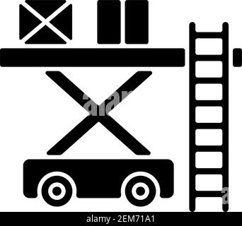 Airplane stairs icon. Simple element from digital disruption collection ...