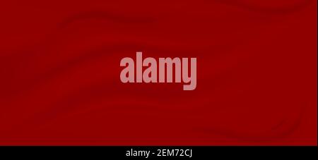 Realistic red silk satin fabric background. Vector Illustration. EPS10 Stock Vector