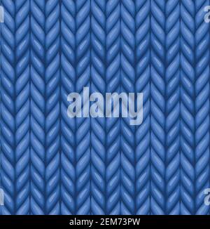 Seamless background imitates knitting, The pattern can be used for wallpaper, paper or print. Knitted print Stock Vector