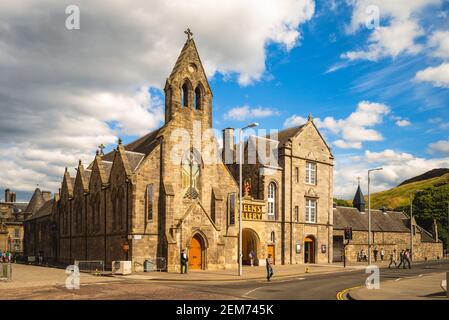 July 6, 2018: Queens Gallery is an art gallery in Edinburgh, Scotland opened in 2002 by Queen Elizabeth II. It is part of the Palace of Holyroodhouse Stock Photo