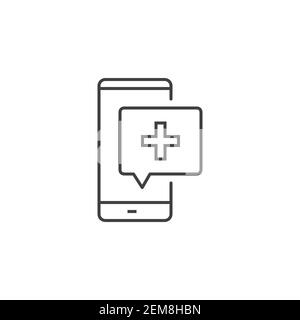 Medical Consultation Message. Stock Vector