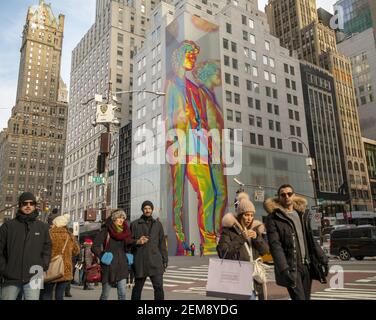A 12-story art installation by Virgil Abloh at the Louis Vuitton flagship  store on Fifth Avenue in New York City . : r/Graffiti