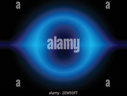 Abstract blue plasma modern horizontal background, stock vector Stock Vector