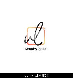 abstract-LV Logo design - perfect logo for: name by initial<br /><br />This  image is a vector illustra…