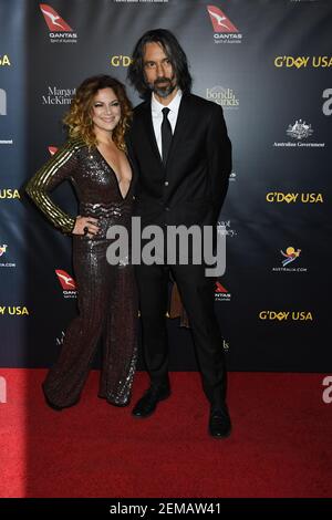 Nikka Costa, Justin Stanley arrives to the 2019 G'DAY USA Los Angeles