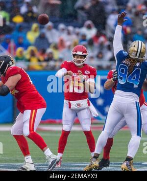 AFC Quarterback Patrick Mahomes #15 in action against the NFC during the  NFL Pro Bowl football game, Sunday, January 27, 2019, in Orlando, FL. (AP  Photo/Gregory Payan Stock Photo - Alamy