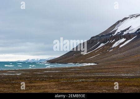 Edgeoya island, Svalbard islands. Stock Photo