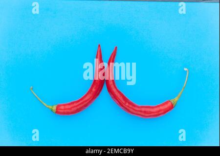 pop art red pepper Stock Photo