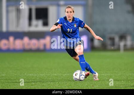 Florence, Italy. 24th Feb, 2021. Valentina Cernoia (Italy) during UEFA Women's EURO 2022 Qualifying - Italy vs Israel, UEFA European Football Championship in Florence, Italy, February 24 2021 Credit: Independent Photo Agency/Alamy Live News Stock Photo
