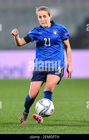 Valentina Cernoia (Italy) during UEFA Women&#39;s EURO 2022 Qualifying - Italy vs Israel, UEFA European Football C - Photo .LiveMedia/Lisa Guglielmi Stock Photo