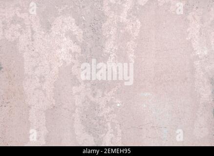 Abstraction pastel background with shades of pink, brown, gray. Corroded metal background. Oxidized metal, enamel, rusty metal texture, surface with r Stock Photo