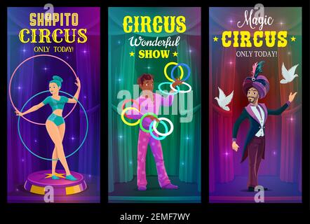 trapeze artist acrobat carnival show line icon vector illustration ...