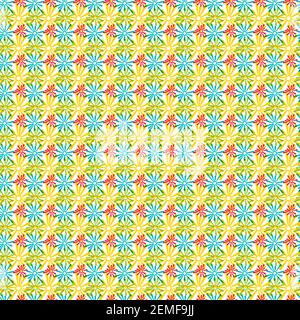 Vector abstract floral pattern bright Stock Vector