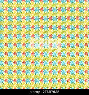 Vector abstract floral pattern bright Stock Vector