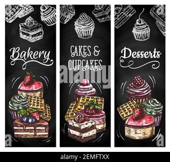 Tasty Belgian waffles hand drawn sketch. Vector illustration Stock ...